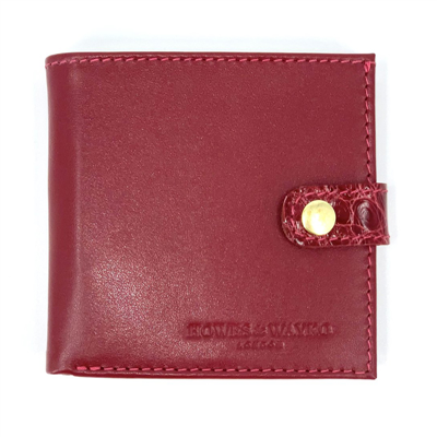 Howes & Wayko Certificate Wallet - Cranberry